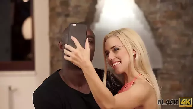 BLACK4K. Blonde Nesty experiences interracial sex with black fucker