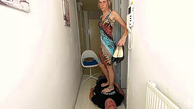 Danielle Trampling Bare Foot & Heels 9
