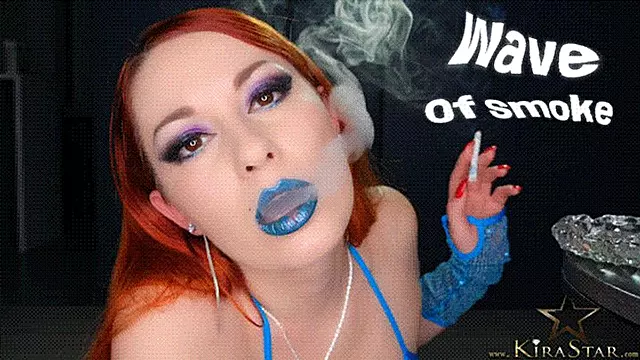 Blue Wave Of Smoke