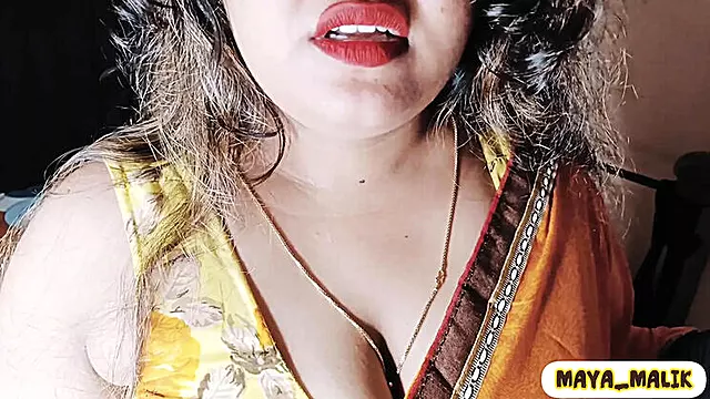 Hot Desi Stepmom Seduces Boyfriend - Big Natural Tits Chubby BBW Fuck