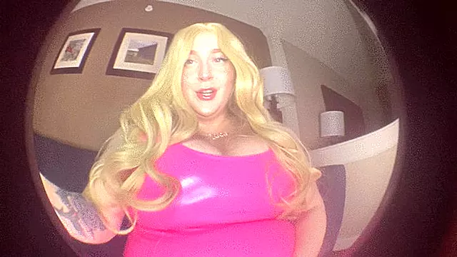 BBW Barbie Devours Tiny People: Fisheye Lens Vore