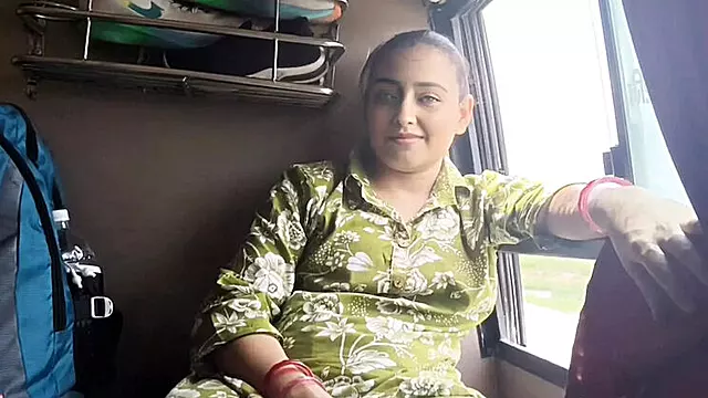 Desi Bhabhi Blowjob and Ass Licking in Bus with Busty Indian Aunty Kamini