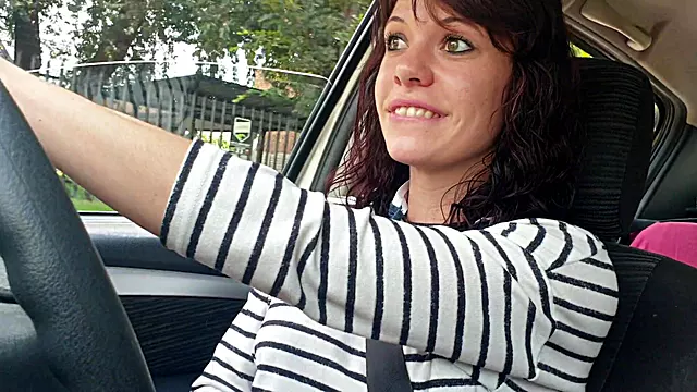 Brünette Milf, Im Auto Brünett, Brünette Fotze, Pussy So O, Frauen Masturbieren, Milf Masturbieren