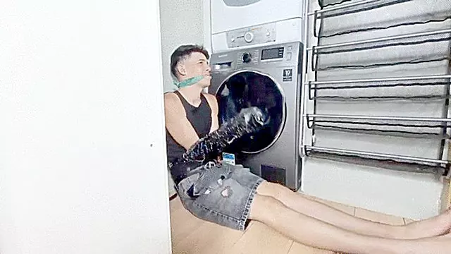 THE RICH BOY IMPRISONED IN CAPTIVITY BEING PUNISHED WITH FARTS - BY ANA AYUMI - CLIP 1
