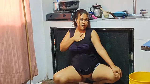 My Perverted Stepfather Likes How I Clean The Kitchen Because He Likes My Ass