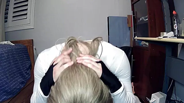 Jill the rubber doll Nancy Rona strangles her fake tits with mask breathplay bdsm