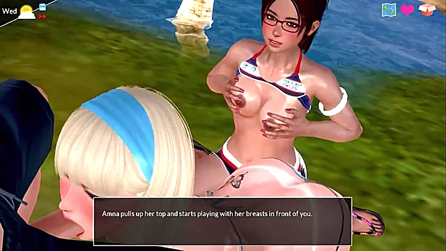 Mythic Manor V0.17 - Threesome, now on the beach (2)