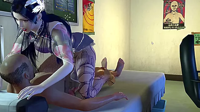 3D Big Boobs Slut Wearing Sexy Dress Got Fucked so Hard