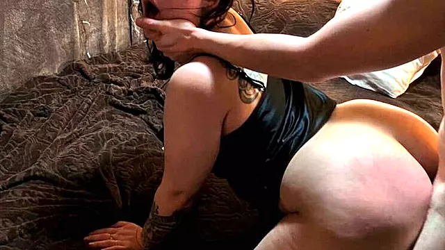 Stepson Pounds Stepmom in Doggy Style - Big Ass Brunette MILF