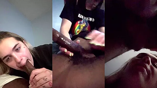 Snowbunny eats thugs ass