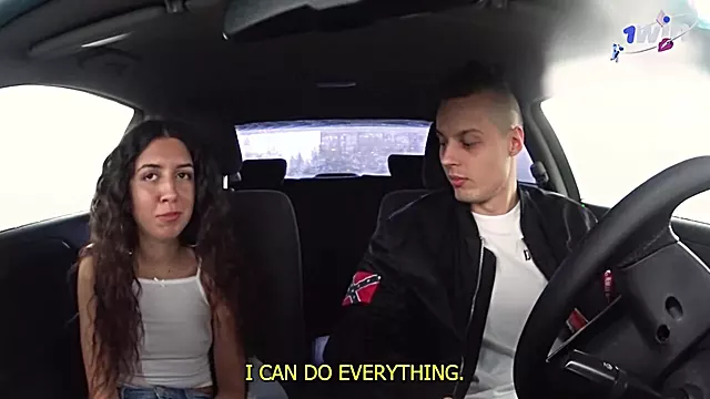 Watch scorching sex industry star interview on car's casting couch for the best XXX!