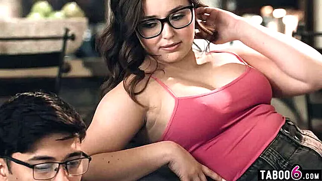 Teenage BBW Step-Sis Leana Lovings Gets Stepbro's Dick