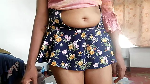 Mini Skirt with Sexy Pussy