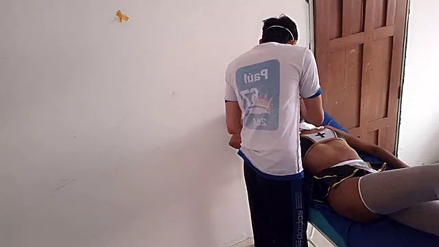 The sexy masseuse turns the pastor of a new church all hot and bothered