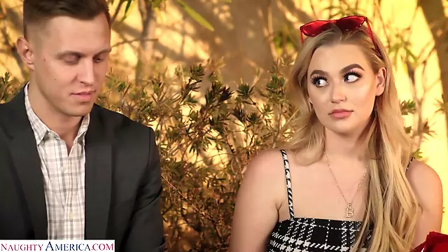 Blake Blossom fucks a perfect fucking stranger on Valentine`s Day - naughtyamerica