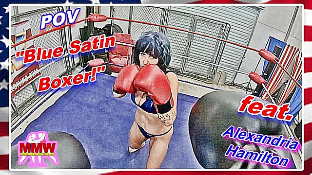 POV - Blue Satin Boxer! WMV