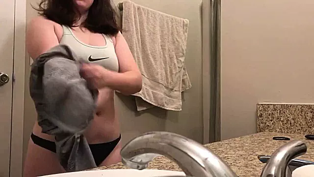 curvy teen voyeur bathroom