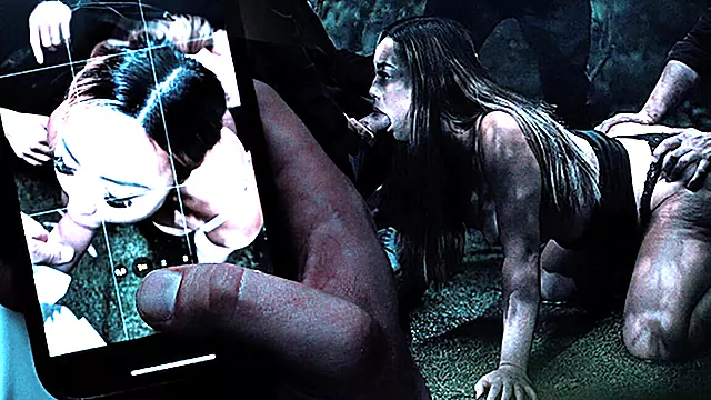 Asian Slut Gangbang - Japanese Girl with Big Tits Gets Used Like a Fuckdoll in the Woods Freeze Fetish