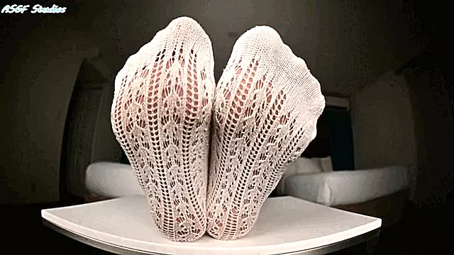 Heather's dirty patterned socks- MOV