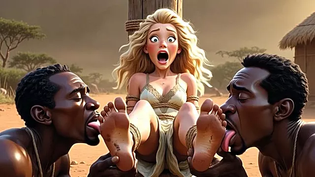 Afrika Li Ayak Porno, Afrikalı Kabile, Ayak Sarisin, Sarışın Ayak Fetiş, Sarışın Foot Lick