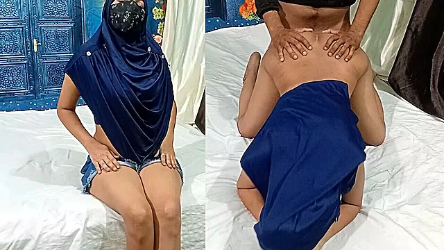Hot Hijabi Girl Was Fucking Hard by Her Neighbour