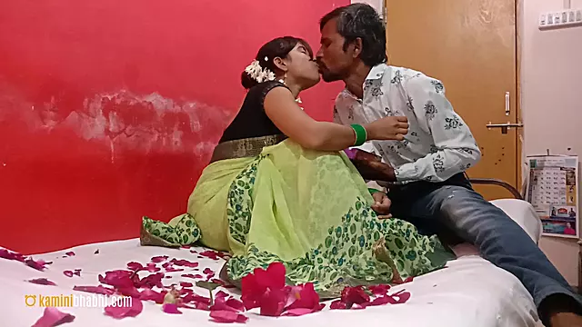 First Night Sex With Real Indian Wife Kamini Bhabhi