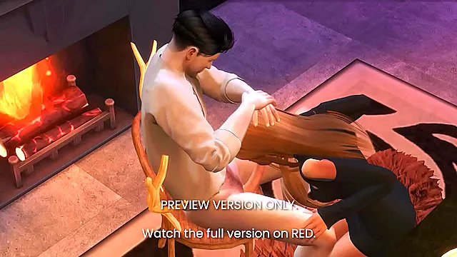 Naughty Sims Celebrity Dinner Turns Into A Hot 3D Hentai Sex