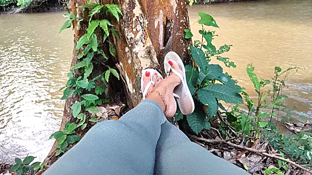 Sandálias Pés, Podolatria, Pés, Dedos Pés, Feitiche Por Pés De Velhos, Pés No Meio