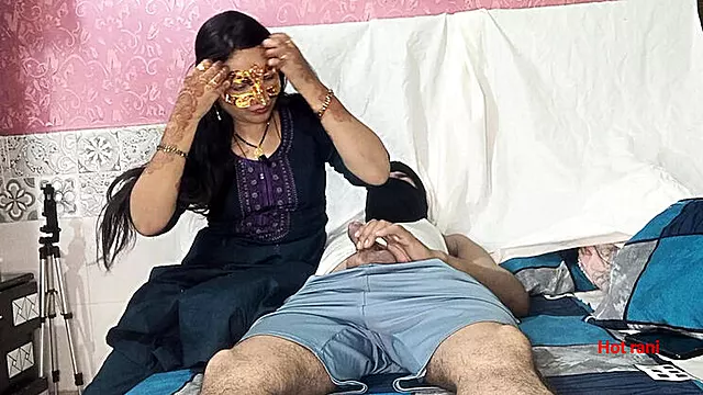 Desi Bhabhi Hardcore Fuck With Devar - First Time Anal & Blowjob in Sexy Suit