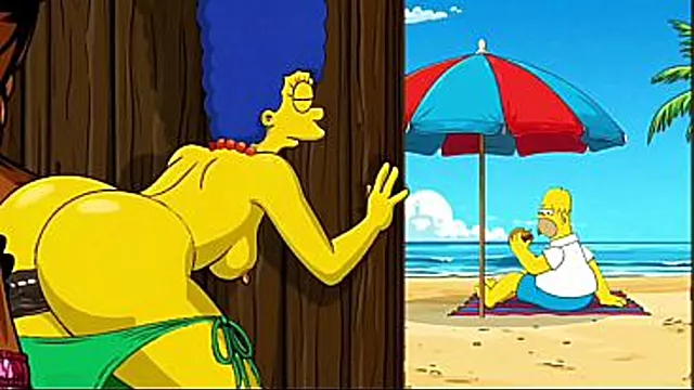 Blasen Am Strand, Strand Compilation, Strandschlampen, Kotzen, Blowjob Zusammenstellung, Cartoon