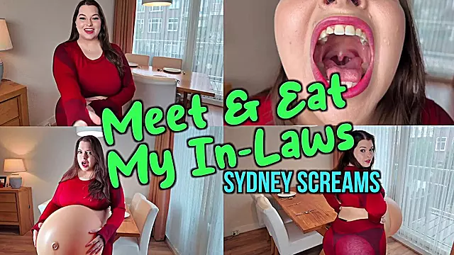 Meet & Eat My in-laws - Sydney Screams Is Finally Meeting Her Husband's Folks and It Goes so Poorly That She Eats Them