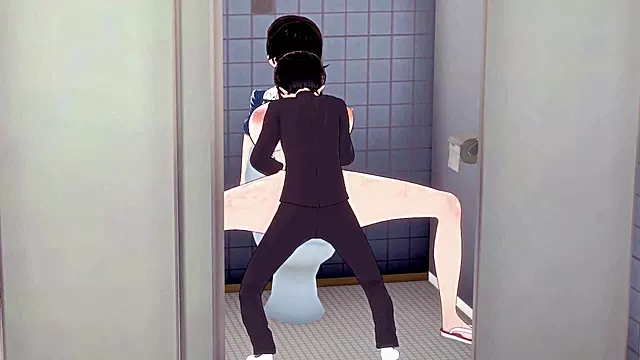 Hoạt Hình, Anime Đi Vệ Sinh, Hentai Học Sinh, Xuất Tinh Lên Ngực To, Vú To, Hoạt Hình Công Chuad