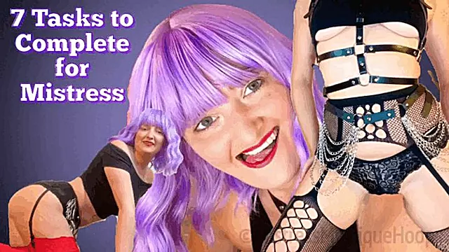7 Tasks to Complete for Mistress - Short Femdom Tasks - Female Domination, Femdom POV, Humiliation, Submissive Slave Training with Mistress Mystique Hoops - MP4