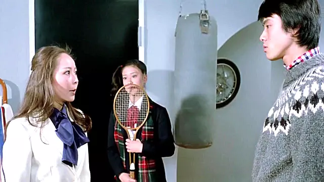 Female Teacher In Front Of The Students1982
