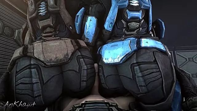 No Staring! (halo: Reach Kat Anal Sfm Animation) - Car Toon