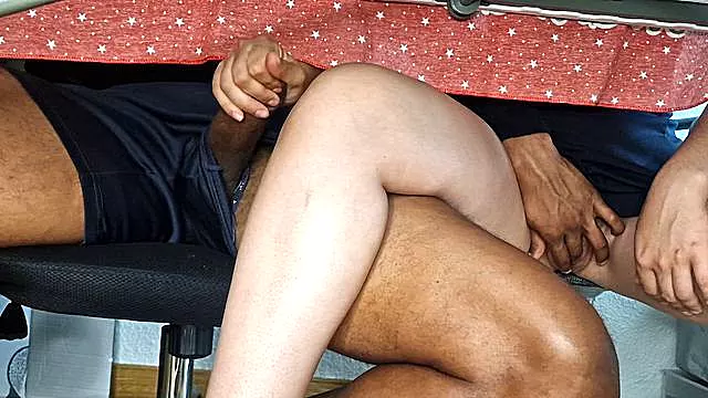 Schoolmates Secretly Having Sex In Public! Extremely Fast Cumshot!! While The Teacher Explains