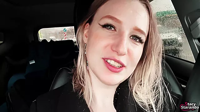 Social Experiment Ended For Presenter With Cum In Her Pussy