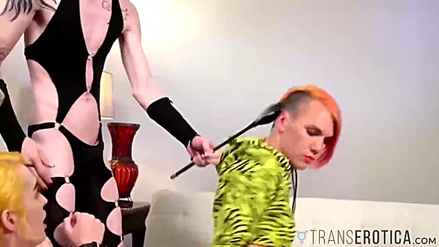 Kelly Lovely Dominates TS Babes Anal Breeding X3sum Hardcore