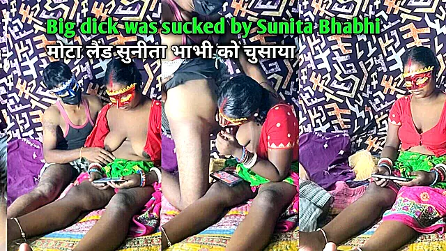 Big Dick Was Sucked by Sunita Bhabhi
