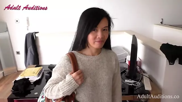 AdultAudition - Chinese Lilly - My First Audition - Hard Fuck