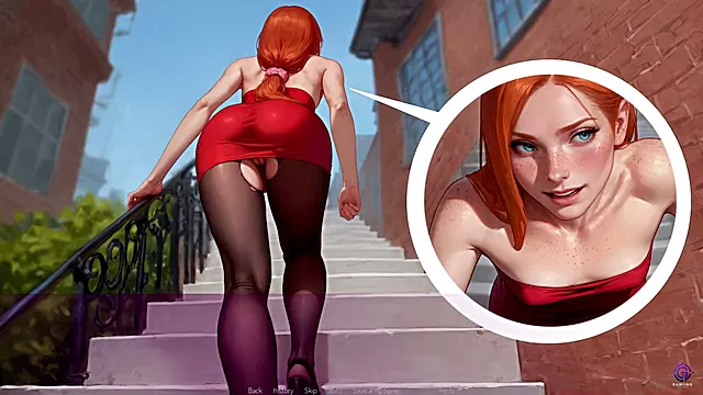My redhead wife tries rough deepthroat live online - animated porn with Mila Ai