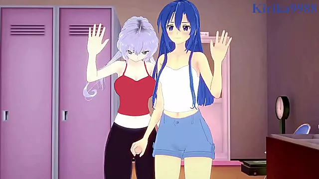 Tsubasa Kazanari & Chris Yukine's Intense Futanari Sex Adventure