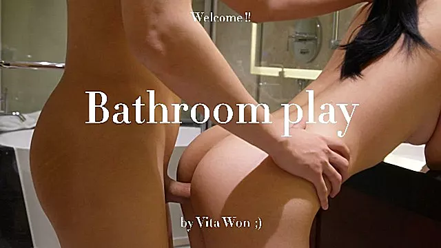 Big Tits Chinese Girlfriend Surprises in Bathroom Sperm Fest