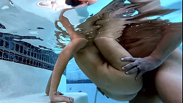 Pool sex, creampie compilation