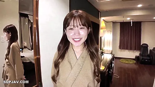 Asian, Avsugning Ansiktsprut, Trekant Avsugning, Bra Babe, Jätte Avsugning, Het Japan, Japansk Happy Ending