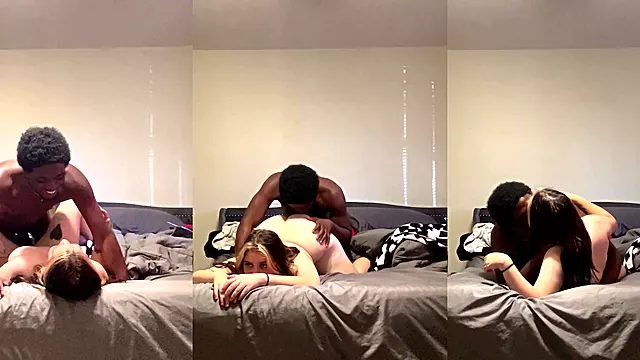 PAWG gets fucked in her boyfriends bed by her Boss