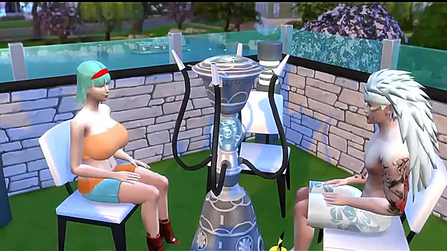 Madara Helps His Friend at the Pool With Hard Anal Action & Cuckold Drama