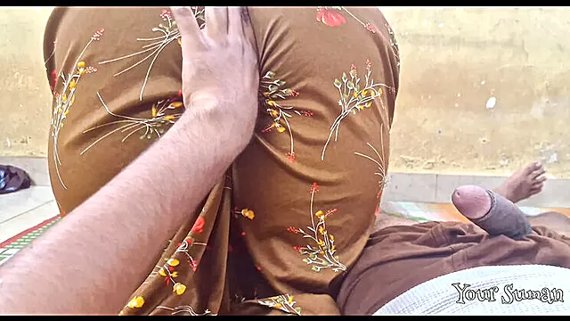 Stepmom Suman Demands Step Son Fuck Her Hard - Indian MILF Blowjob & Doggy Style Sex