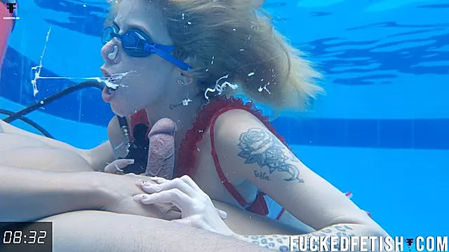 WMV Hot nurse underwater Ashlee Rose Blowjob cumshot fuck scuba 748