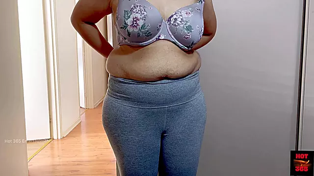 Sexy Wife Exposing Her Yummy Milky Tits When Changing Bra
